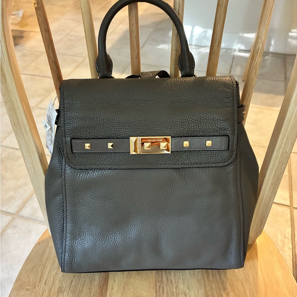 Michael Kors backpack handbag Taupe NWT